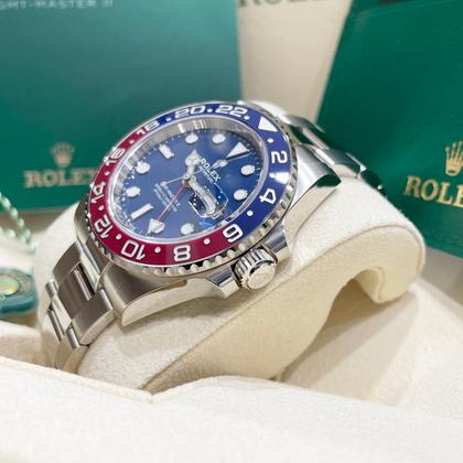 Rolex GMT-Master II UNWORN 126719 GMT-Master II White Gold Pepsi Blue Dial Oyster Bracelet - Image 9