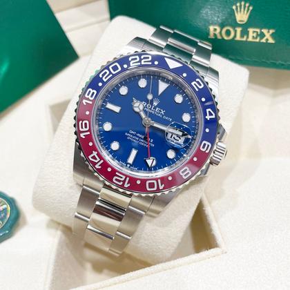 Rolex GMT-Master II UNWORN 126719 GMT-Master II White Gold Pepsi Blue Dial Oyster Bracelet - Image 7