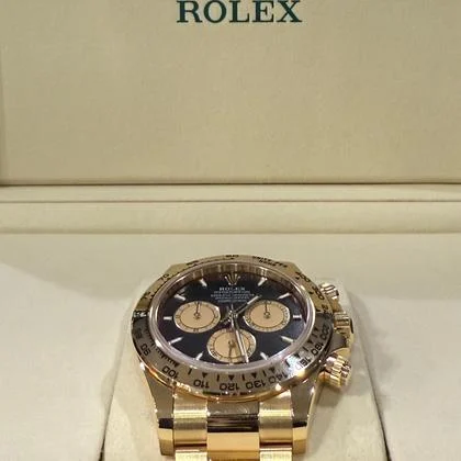 Rolex Daytona Oyster Perpetual Cosmograph Daytona Chronometer Intense Black/Cham Index 18ct yellow gold. Brand New Yellow Gold Daytona Intense Black Red Cham Index. - Image 4