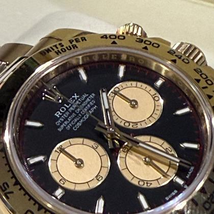 Rolex Daytona Oyster Perpetual Cosmograph Daytona Chronometer Intense Black/Cham Index 18ct yellow gold. Brand New Yellow Gold Daytona Intense Black Red Cham Index. - Image 7