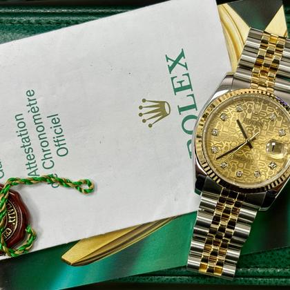 Rolex Datejust 36 Blue Index Jubilee - Image 5