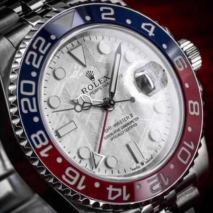 Rolex GMT-Master II Meteorite Pepsi Jubilee Stainless Steel 116710LN Complete Set - Image 7