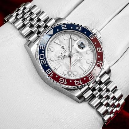 Rolex GMT-Master II Meteorite Pepsi Jubilee Stainless Steel 116710LN Complete Set - Image 10