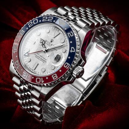 Rolex GMT-Master II Meteorite Pepsi Jubilee Stainless Steel 116710LN Complete Set - Image 8