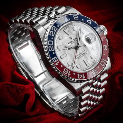 Rolex GMT-Master II Meteorite Pepsi Jubilee Stainless Steel 116710LN Complete Set - Image 6
