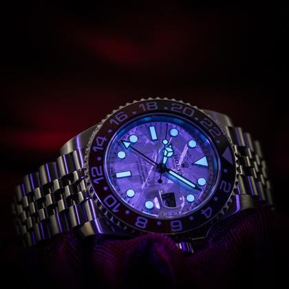 Rolex GMT-Master II Meteorite Pepsi Jubilee Stainless Steel 116710LN Complete Set - Image 12