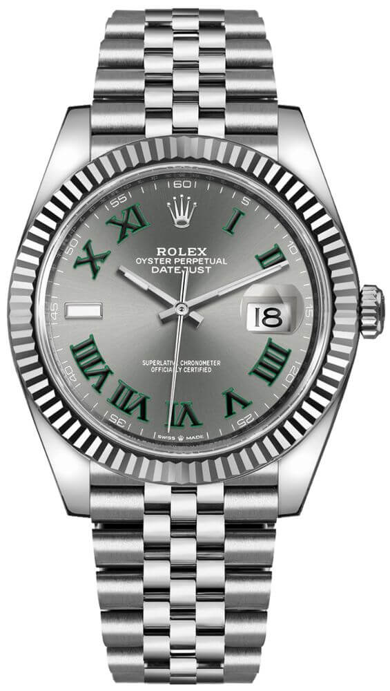 Datejust 41 Slate Grey Men's Watch 126334-0022