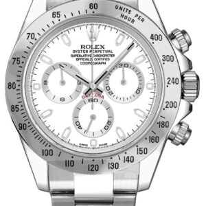 Rolex Cosmograph Daytona Chronograph White Dial Men's Watch 116520-0016
