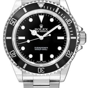Rolex Submariner Black Dial Stainless Steel 40mm Men's Watch 14060