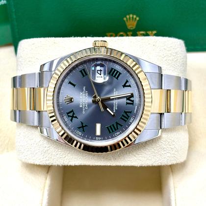 Rolex Datejust 41 126333 Wimbledon Dial Two Tone Gold and Steel + Box & Papers - Image 4