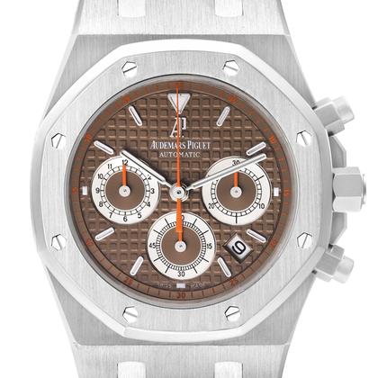 Audemars Piguet Royal Oak Chronograph Brown Dial Steel Mens Watch 26300ST - Image 10