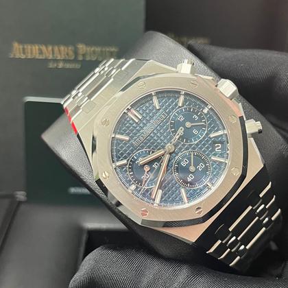 Audemars Piguet Royal Oak Chronograph Blue Index Dial 26240ST.OO.1320ST.05 - Image 4