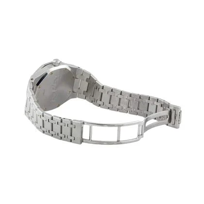 Audemars Piguet Royal Oak Dual Time 36mm Blue Dial Unpolished Box & Receipt - Image 3