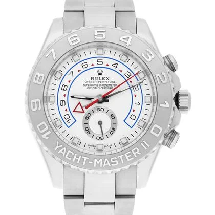 Rolex Yacht-Master II 18KT W/G Automatic Mens Watch 116689 Complete - Image 10