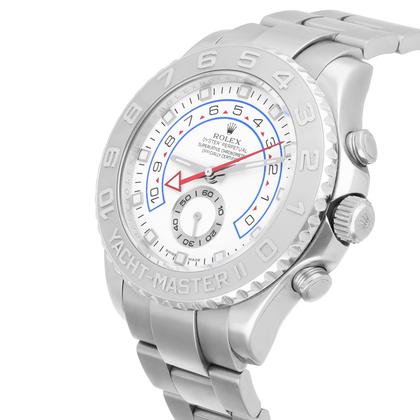 Rolex Yacht-Master II 18KT W/G Automatic Mens Watch 116689 Complete - Image 9