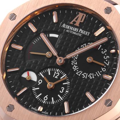 Audemars Piguet Royal Oak Dual Time 26120OR.OO.D002CR.01 USED mens Leather strap Not included , Buckle included - Image 5