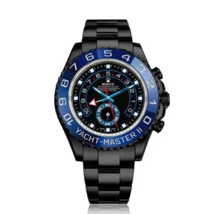 Rolex Yacht-Master II Black Dial PVD/DLC Coated Stainless Steel Watch 116680