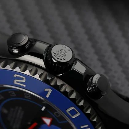Rolex Yacht-Master II Black Dial PVD/DLC Coated Stainless Steel Watch 116680 - Image 5