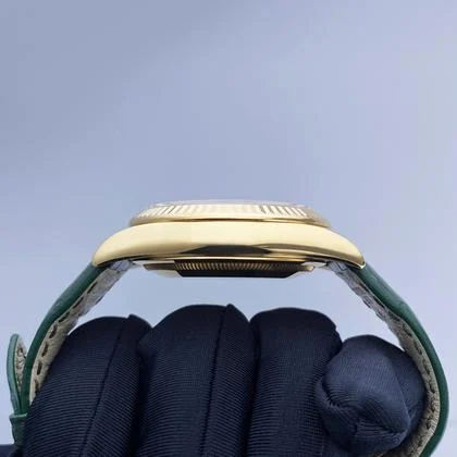 Rolex Day-Date 36 118138 Green Dial 18K Yellow Gold Mens Watch - Image 4