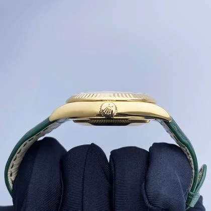 Rolex Day-Date 36 118138 Green Dial 18K Yellow Gold Mens Watch - Image 5
