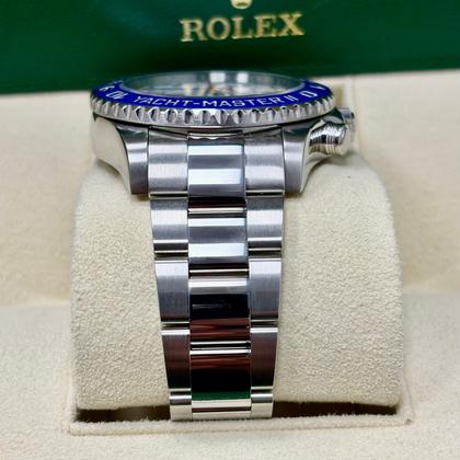 Rolex Yacht-Master II 116680 White Dial Mercedes hands + Box - Image 9