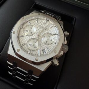 Audemars Piguet Royal Oak Chronograph Silver/White Dial - Full set [Price FIRM]