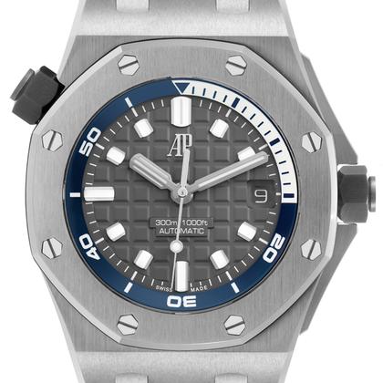 Audemars Piguet Royal Oak Offshore Diver Steel Mens Watch 15720ST Box Card - Image 9