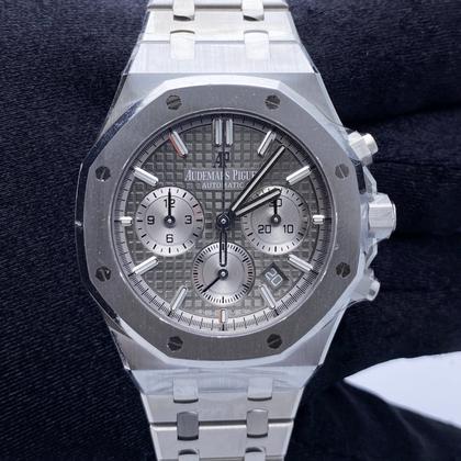 Audemars Piguet Royal Oak Chronograph 26315ST Rutheniam Grey Dial Mens Watch Box Papers - Image 7