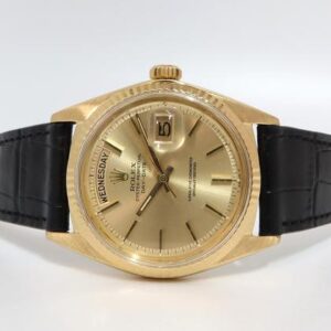 Rolex Day-Date 36 Solid 18K Yellow Gold Automatic Champagne Dial 1803