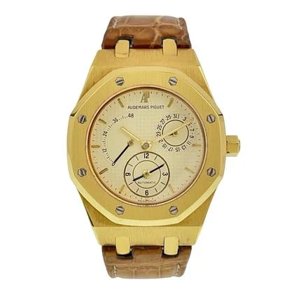 Audemars Piguet Royal Oak Dual Time 18k Yellow Gold 36mm Gold Color Dial Automatic 25730BA - Image 2