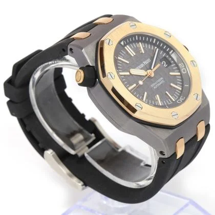 Audemars Piguet Royal Oak Offshore Diver Qe II Cup 15709TR Tantalum Box Archive PapersRoyal Oak Offshore - Image 4