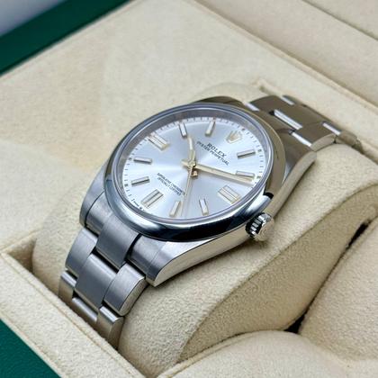 Rolex Oyster Perpetual 41 NEW 2025 Rolex Oyster Perpetual 41mm 124300 Silver Dial - Image 7