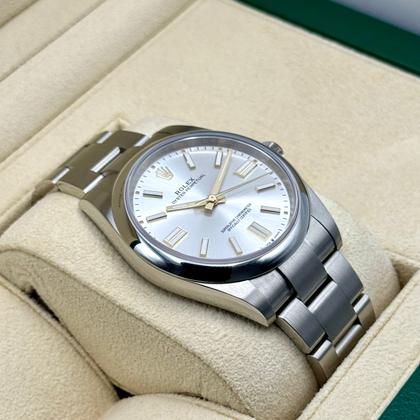 Rolex Oyster Perpetual 41 NEW 2025 Rolex Oyster Perpetual 41mm 124300 Silver Dial - Image 6