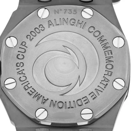 Audemars Piguet Royal Oak Dual Time Alinghi LE Dual Time Steel Mens Watch 25995IP - Image 5