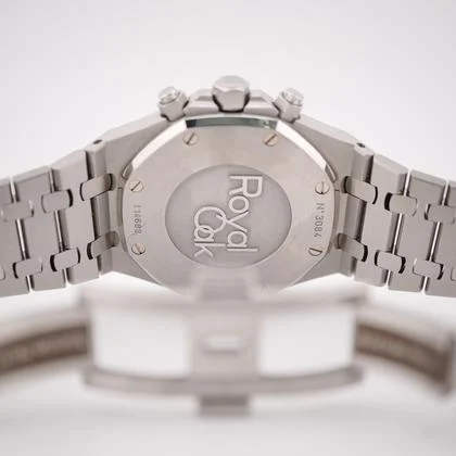 Audemars Piguet Royal Oak Chronograph 41 mm White Dial Stainless Steel Complete Set 2014 - Image 2