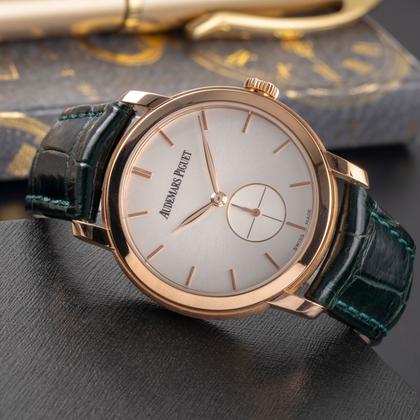 Audemars Piguet Jules Audemars 18k (0,750) Rotgold Handaufzug Ref. 77238OR.OO.A088CR.01 - Image 9