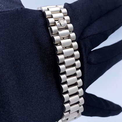 Rolex Day-Date 36 18239 President 18K White Gold Diamond Dial Mens Watch - Image 3