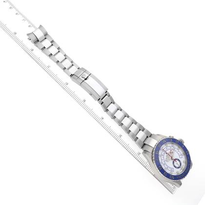 Rolex Yacht-Master II 44 Steel Blue Cerachrom Bezel Mens Watch 116680 - Image 2