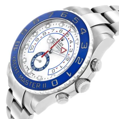 Rolex Yacht-Master II 44 Steel Blue Cerachrom Bezel Mens Watch 116680 - Image 13
