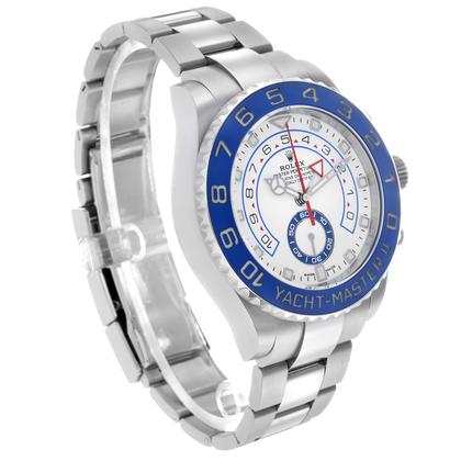 Rolex Yacht-Master II 44 Steel Blue Cerachrom Bezel Mens Watch 116680 - Image 3