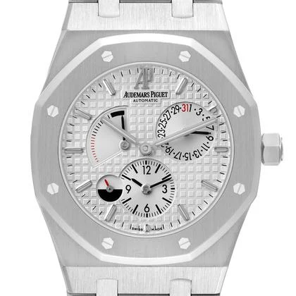 Audemars Piguet Royal Oak Dual Time Power Reserve Mens Watch 26120ST - Image 9