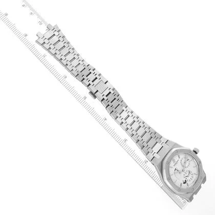 Audemars Piguet Royal Oak Dual Time Power Reserve Mens Watch 26120ST - Image 7