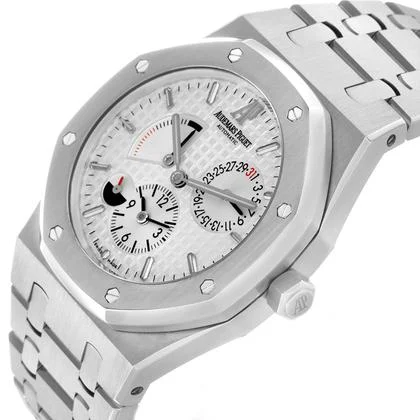 Audemars Piguet Royal Oak Dual Time Power Reserve Mens Watch 26120ST - Image 4