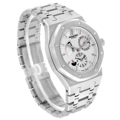 Audemars Piguet Royal Oak Dual Time Power Reserve Mens Watch 26120ST - Image 5