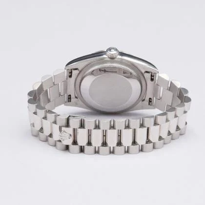 Rolex Day-Date 36 18206 Platinum Blue Dial Mens Watch - Image 3