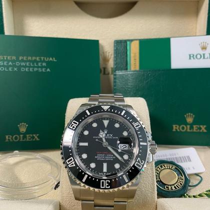 Rolex Sea-Dweller FULL STICKERS 2018 Sea-Dweller Black Dial Red Letters 126600 FULL SET New Old Stock - Image 2