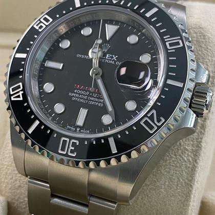 Rolex Sea-Dweller FULL STICKERS 2018 Sea-Dweller Black Dial Red Letters 126600 FULL SET New Old Stock - Image 11