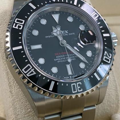 Rolex Sea-Dweller FULL STICKERS 2018 Sea-Dweller Black Dial Red Letters 126600 FULL SET New Old Stock - Image 10