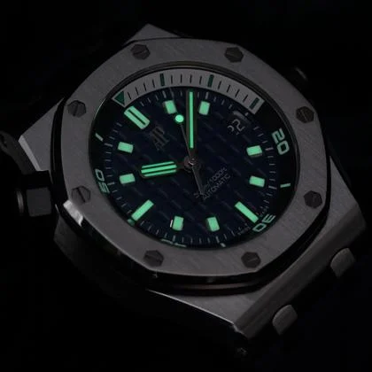 Audemars Piguet Royal Oak Offshore Diver MINT FULL SET Royal Oak Offshore Diver Blue Dial Blue Rubber Strap Steel 42mm 15720ST - Image 15