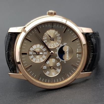 Audemars Piguet Jules Audemars Perpetual Calendar 26390OR.OO.D093CR.01 41MM Very Good condition Rose Gold X414 - Image 9